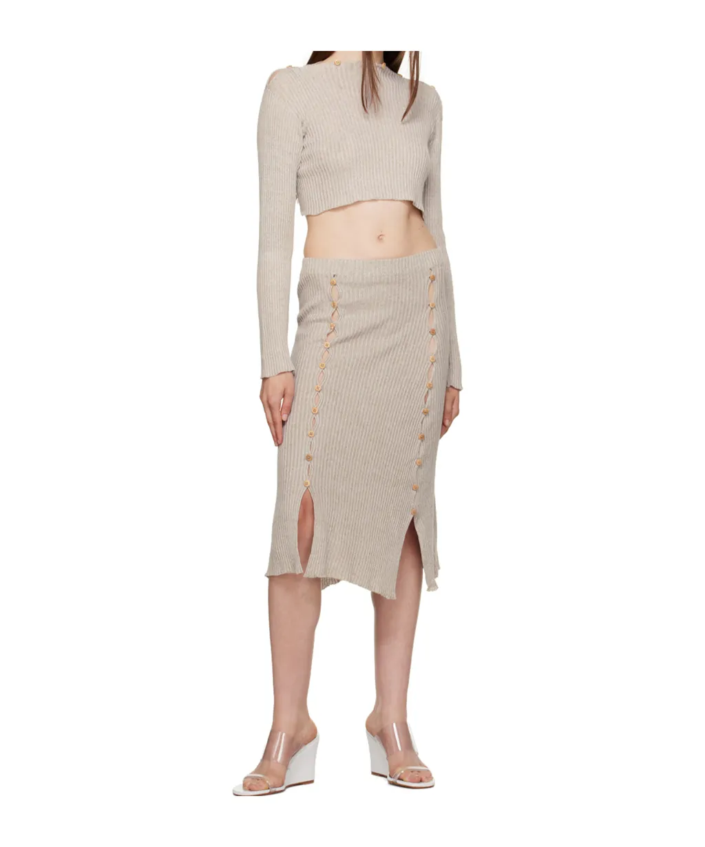 Elastic Waist Skirt