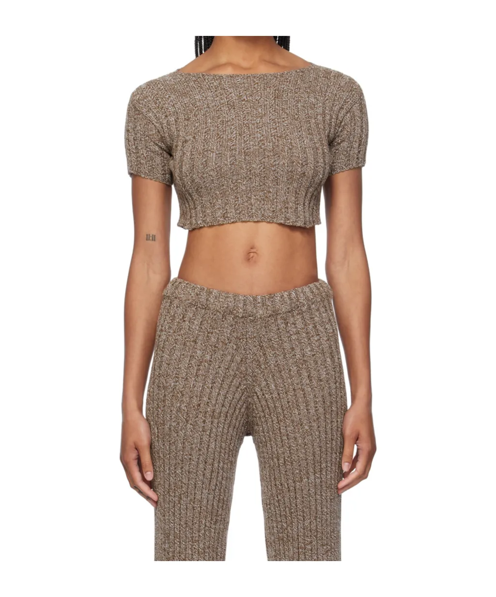 Short-Sleeved Sweater