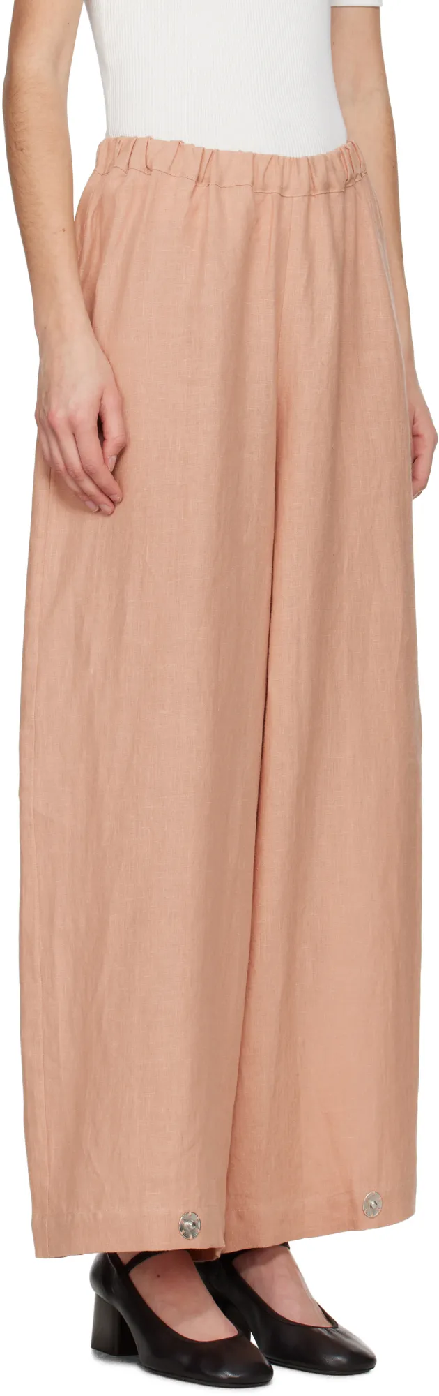 Elastic Waist Casual Pants