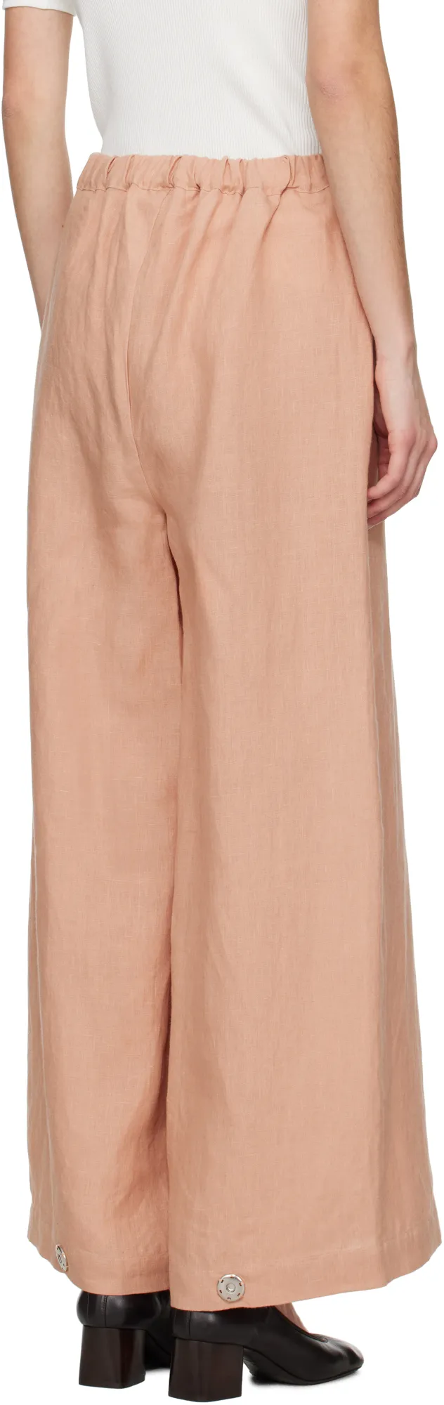 Elastic Waist Casual Pants