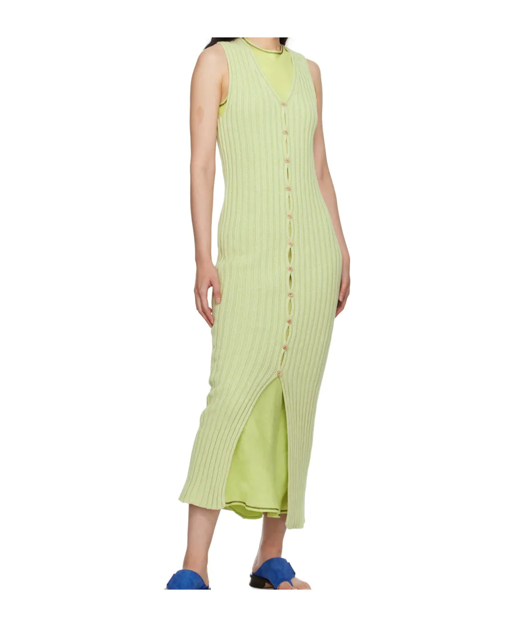Loulou Ribbed-Knit Maxi Dress