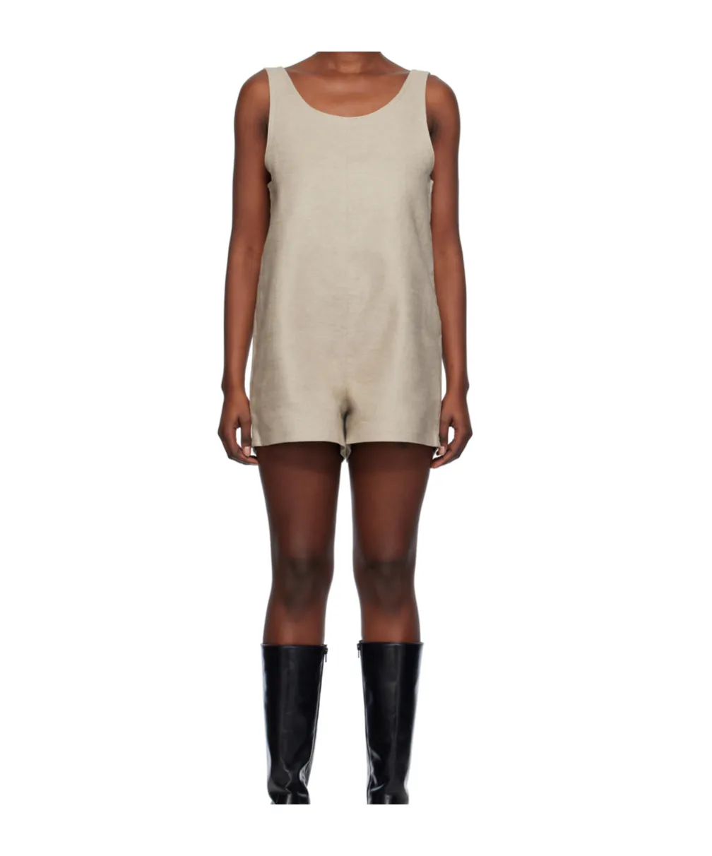 Crew Neck Jumpsuit