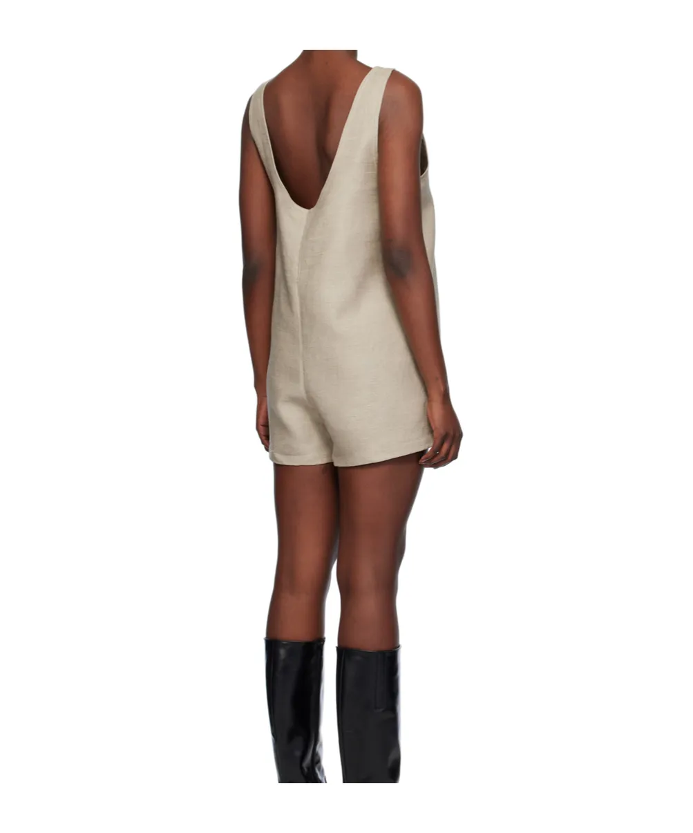 Crew Neck Jumpsuit
