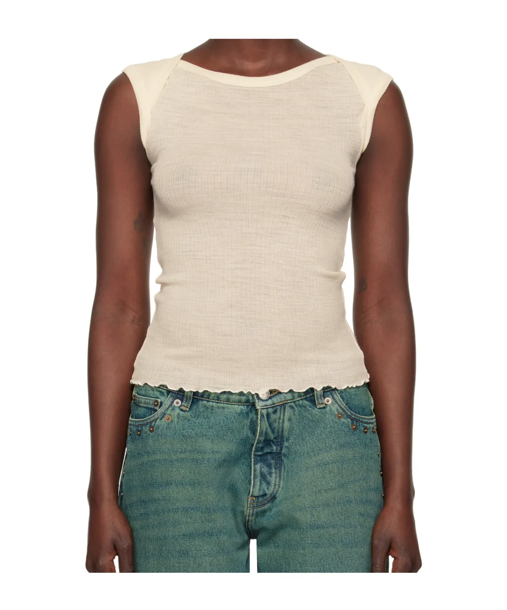 Crew Neck Vest