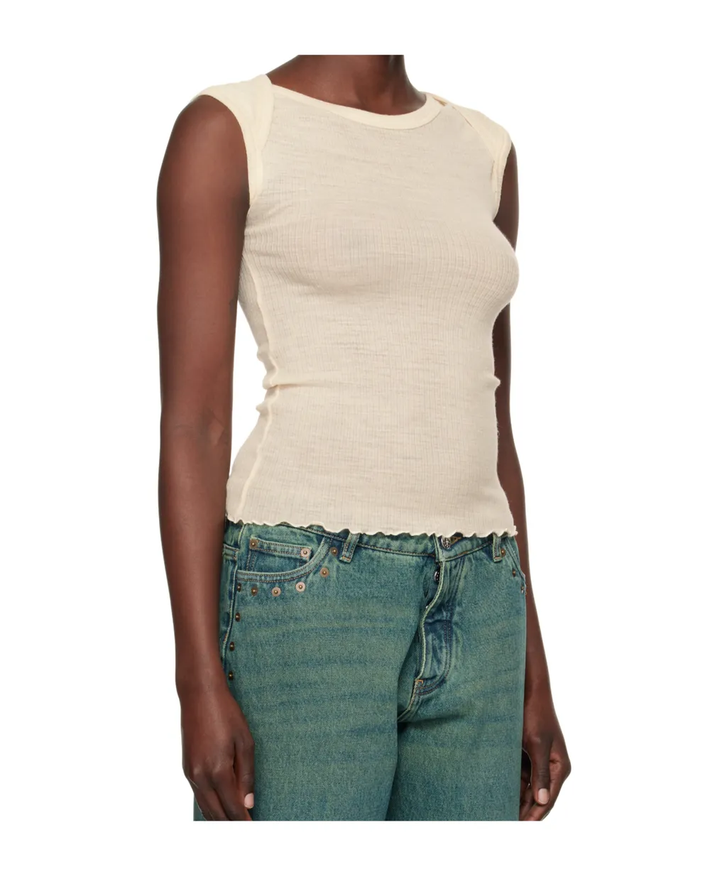 Crew Neck Vest