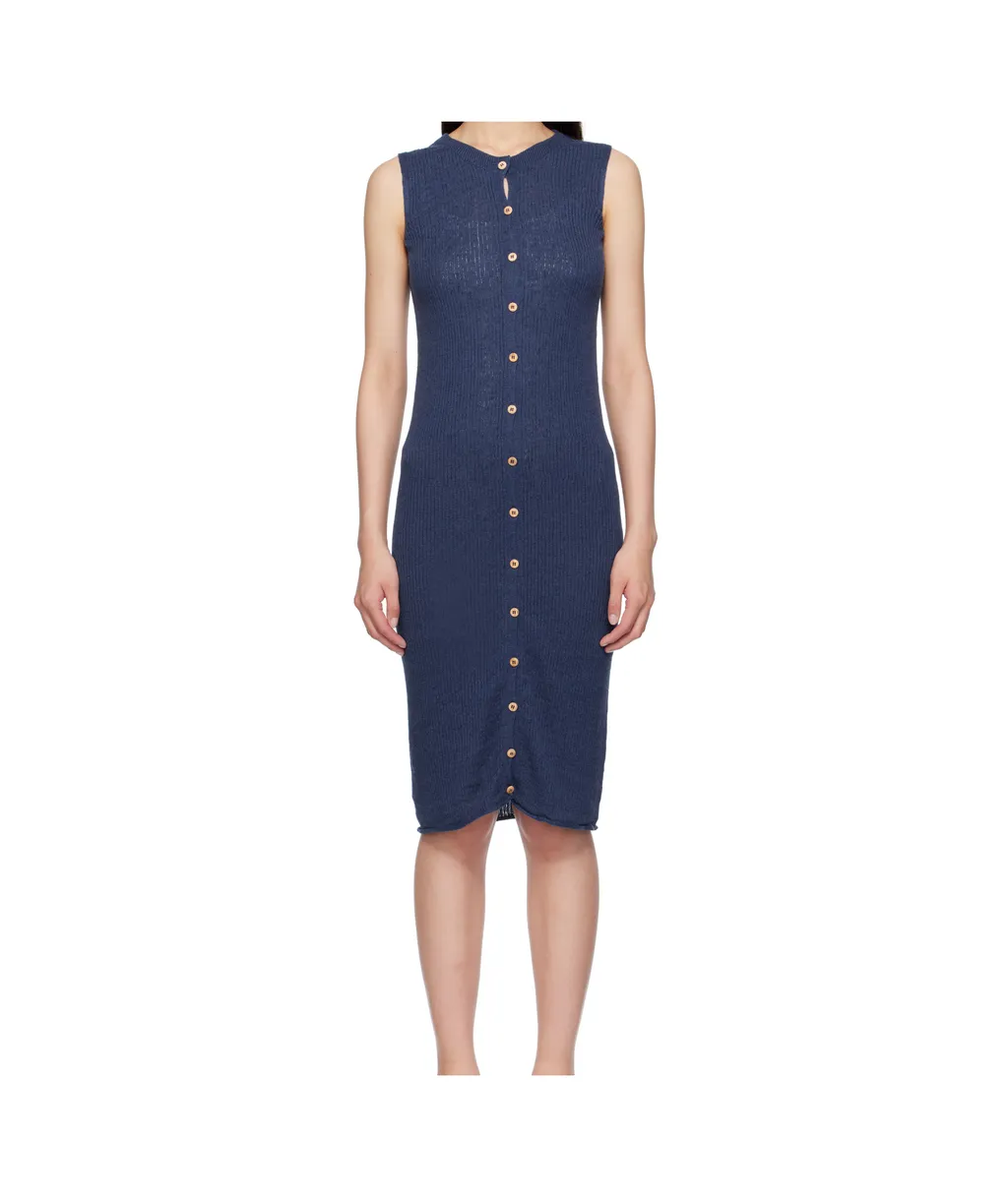 Round Neck Sleeveless Dress
