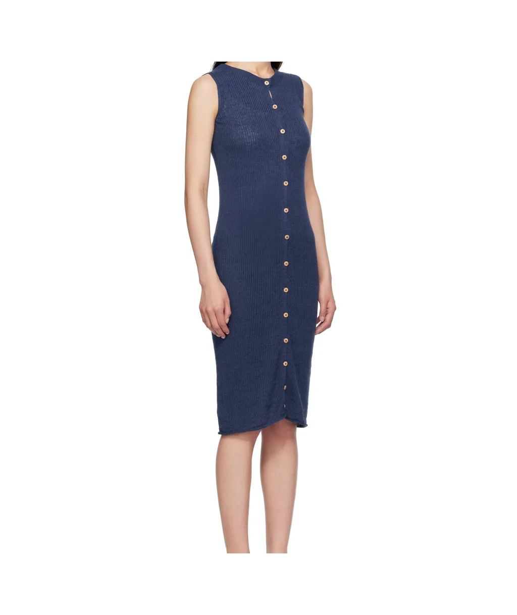 Round Neck Sleeveless Dress