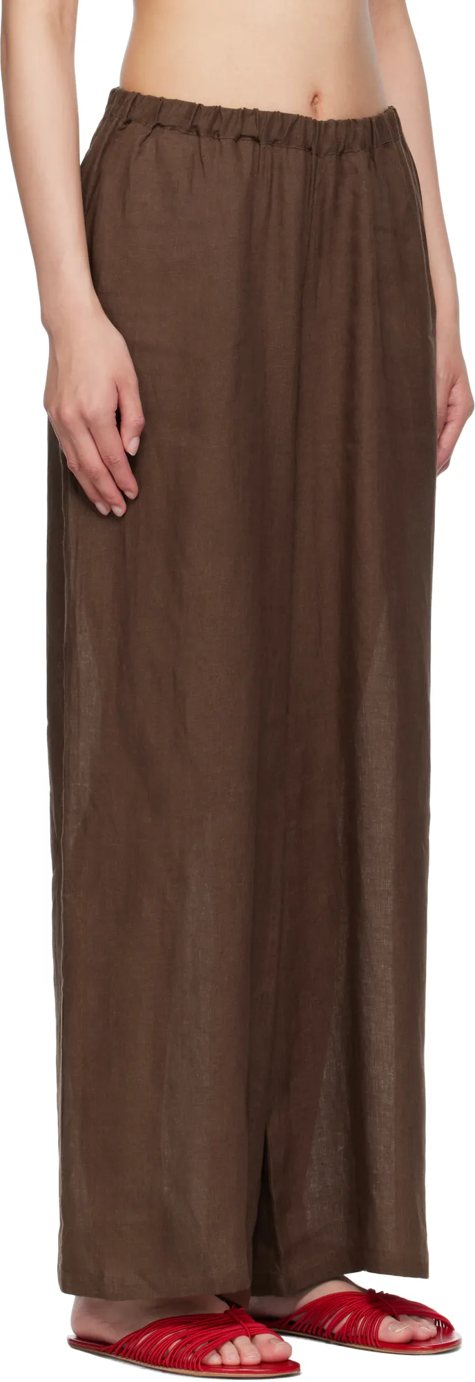 Elastic Waist Casual Pants