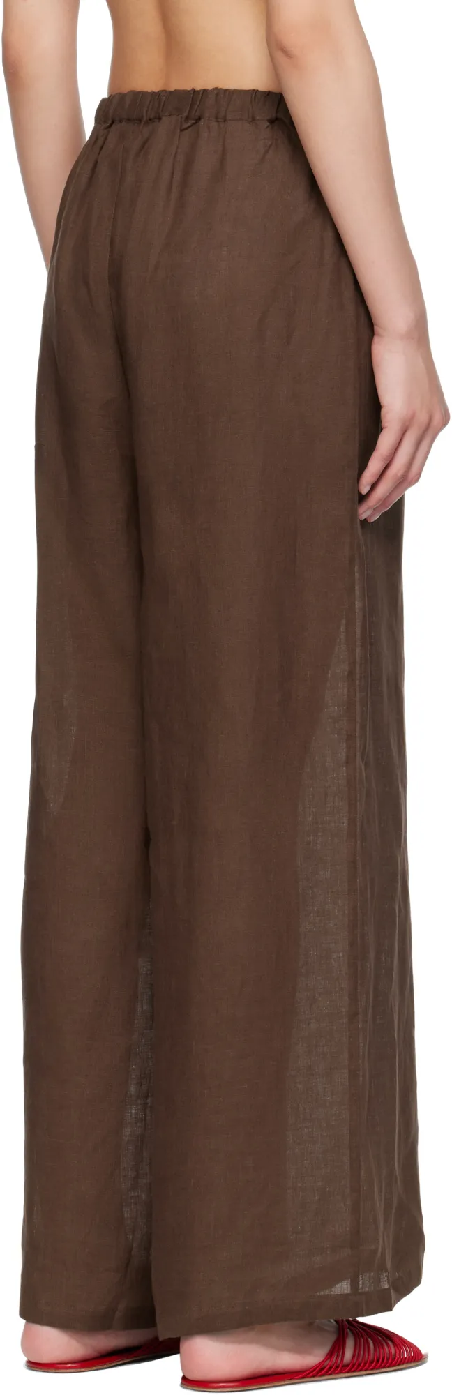 Elastic Waist Casual Pants