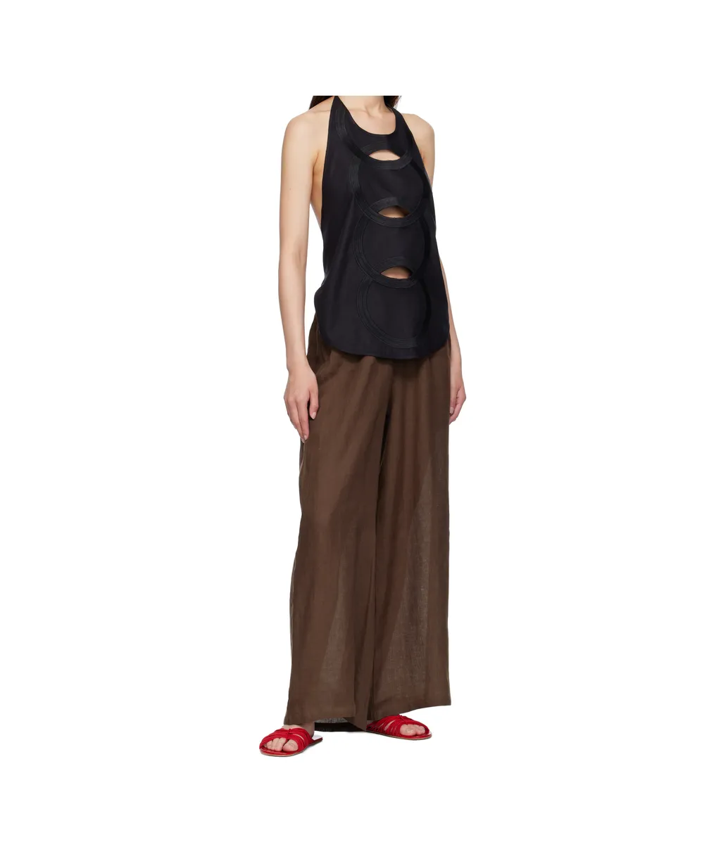 Elastic Waist Casual Pants