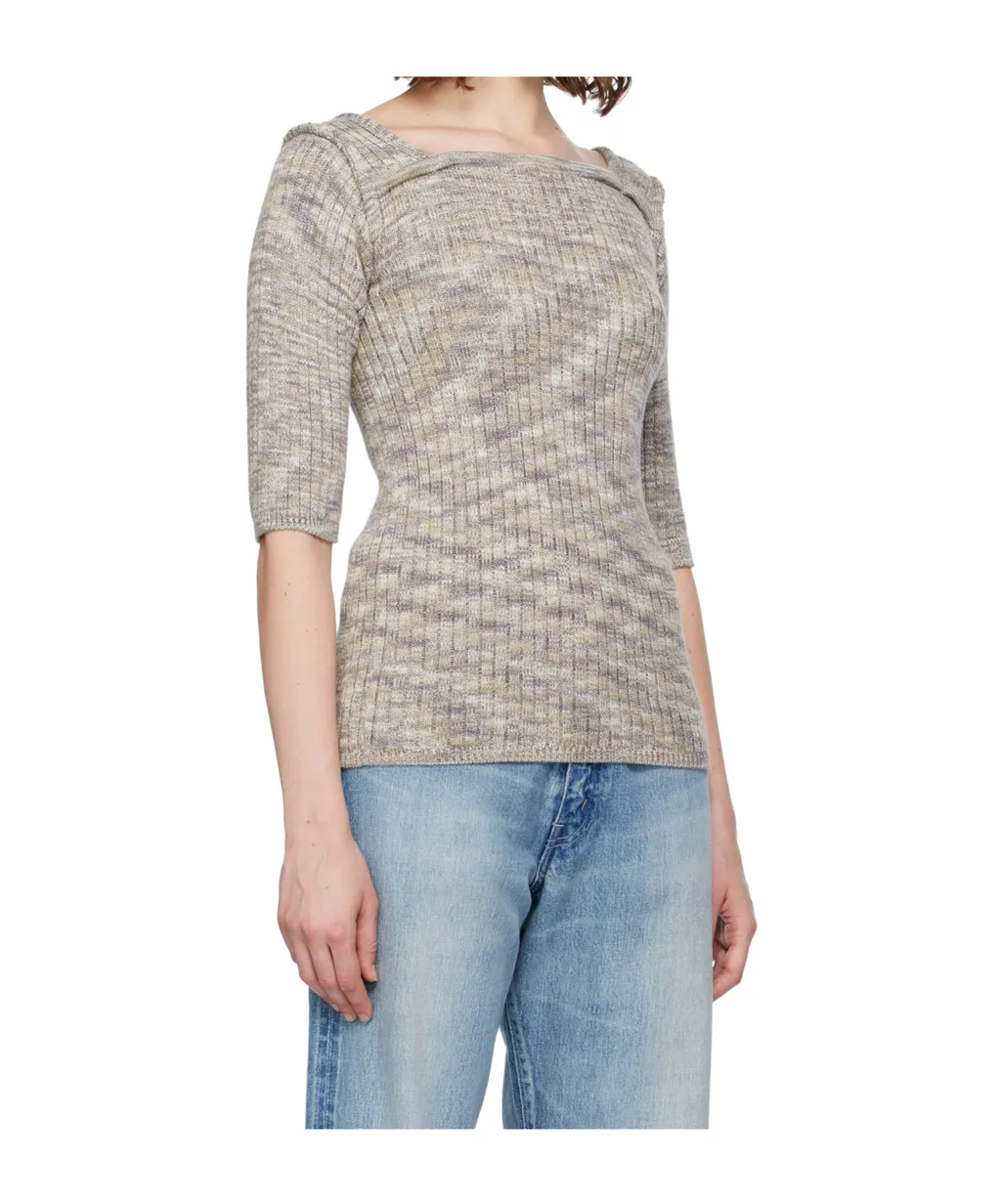 Three-Quarter Sleeve Sweater