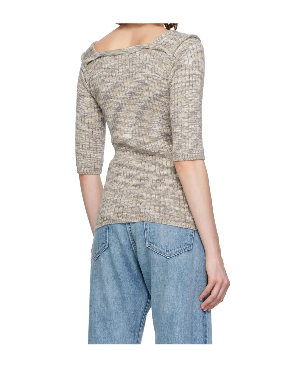 Three-Quarter Sleeve Sweater