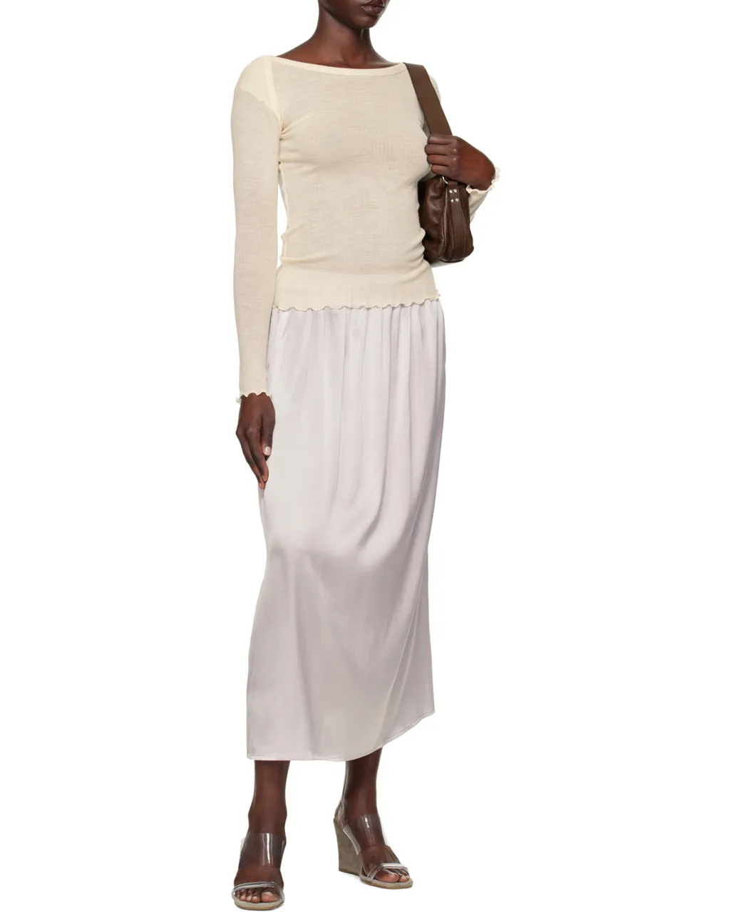 Elastic Waist Skirt