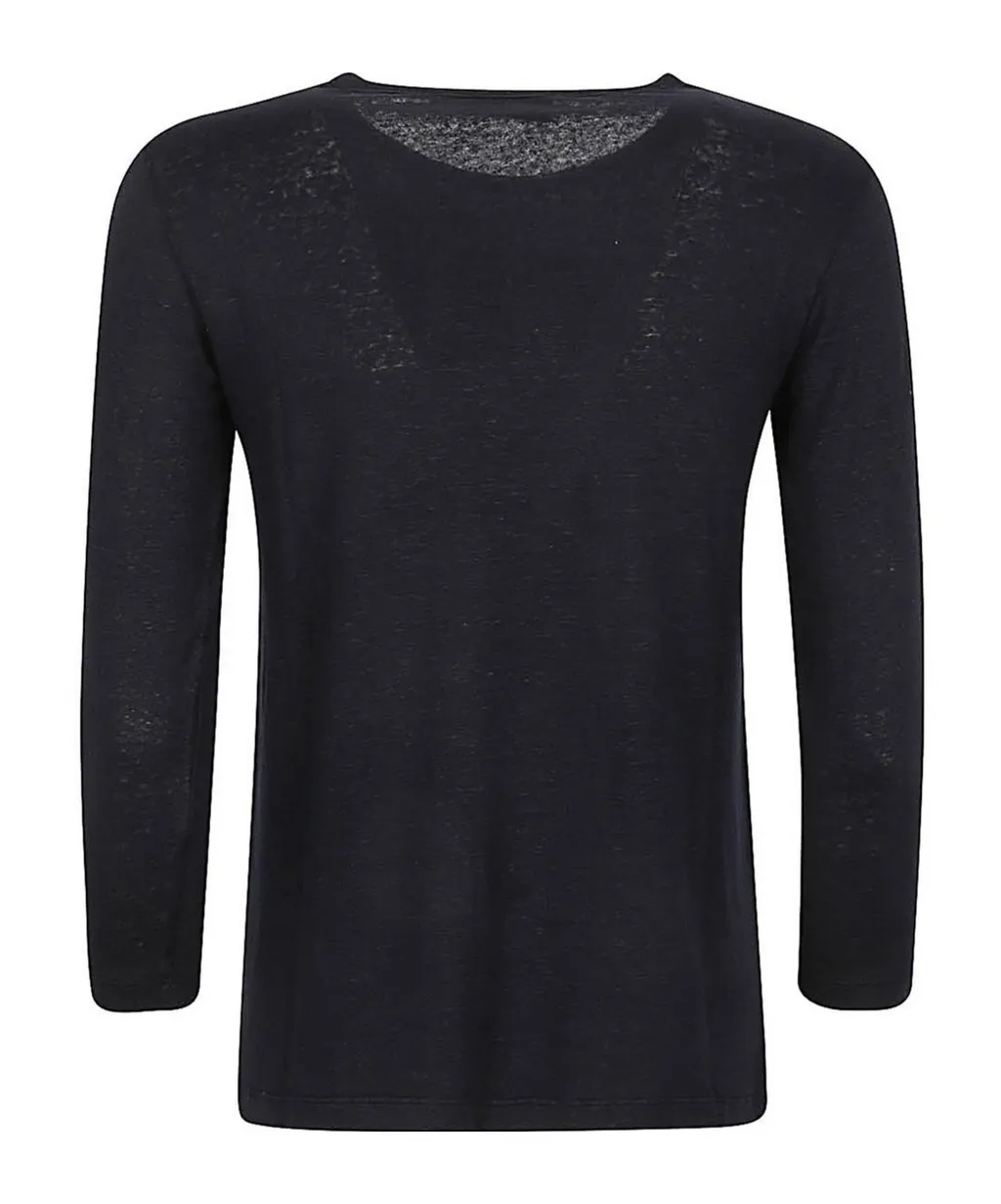 Plain Jersey Long-Sleeved T-Shirt