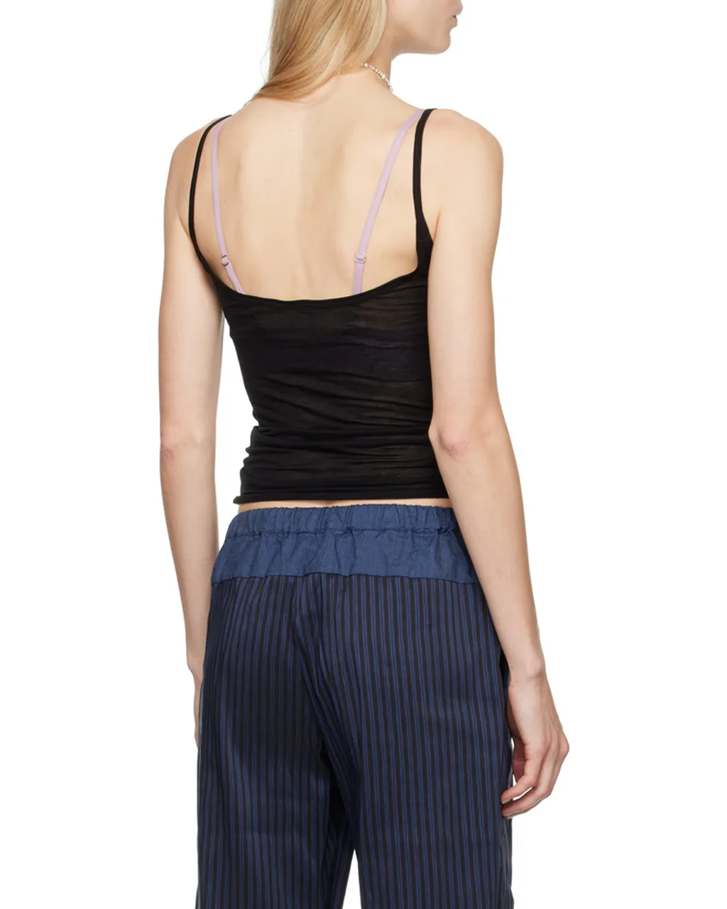 Low Round Neck Vest
