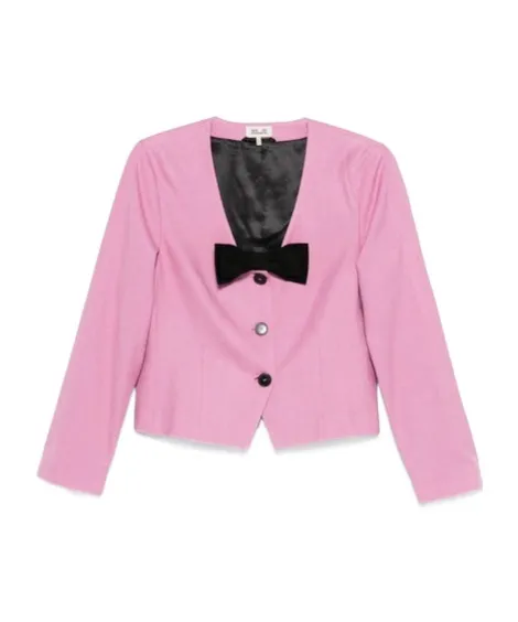 Bow-Detailing Jacket