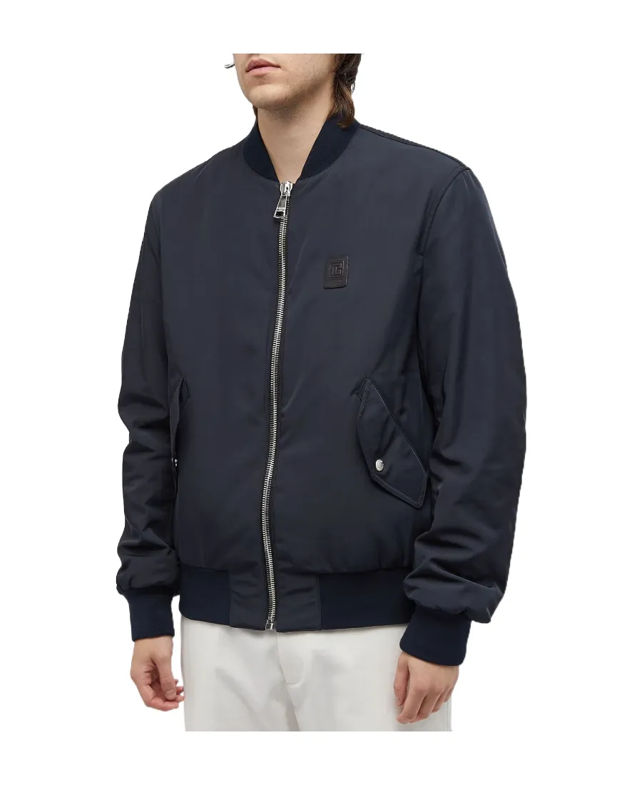 Logo Patch Zip-Up Jacket