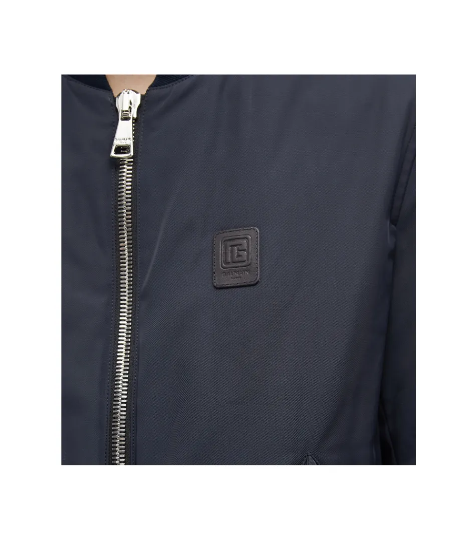 Logo Patch Zip-Up Jacket
