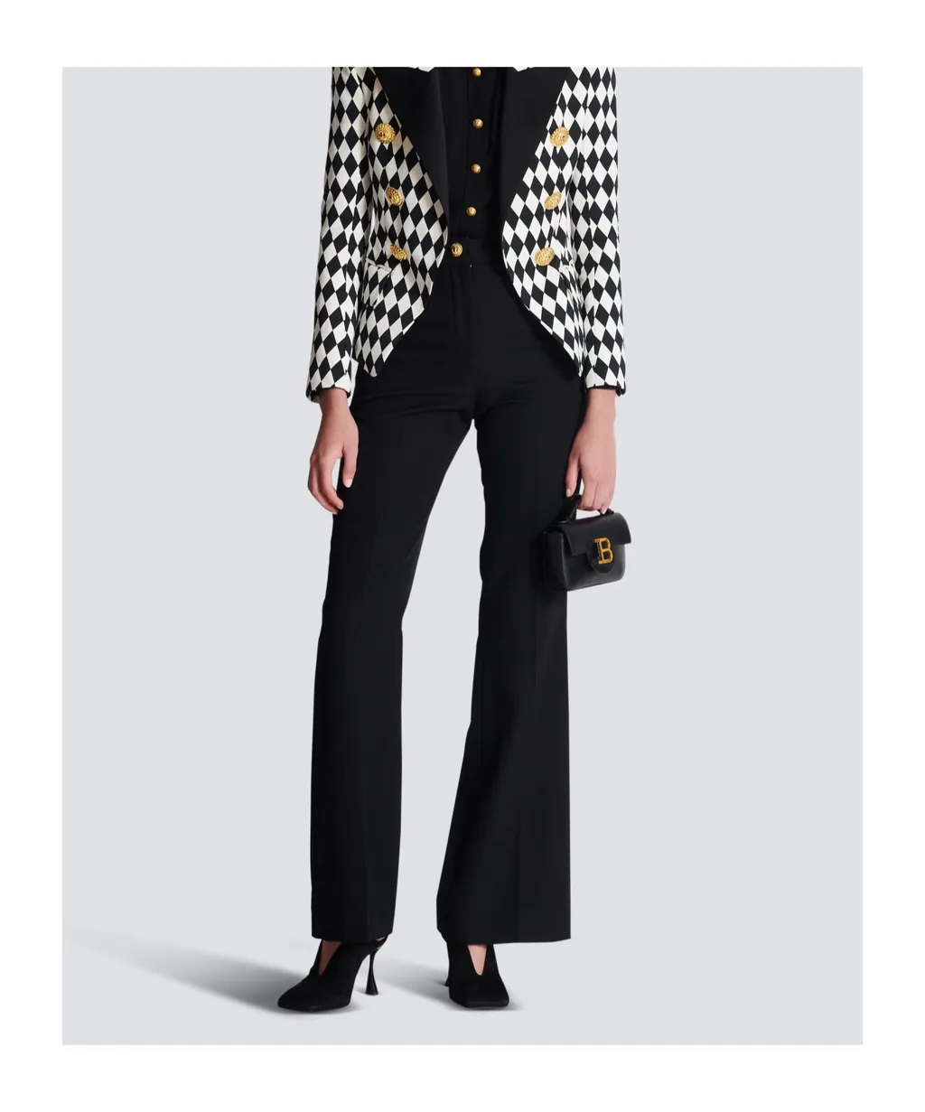 Flared Tailored Trousers