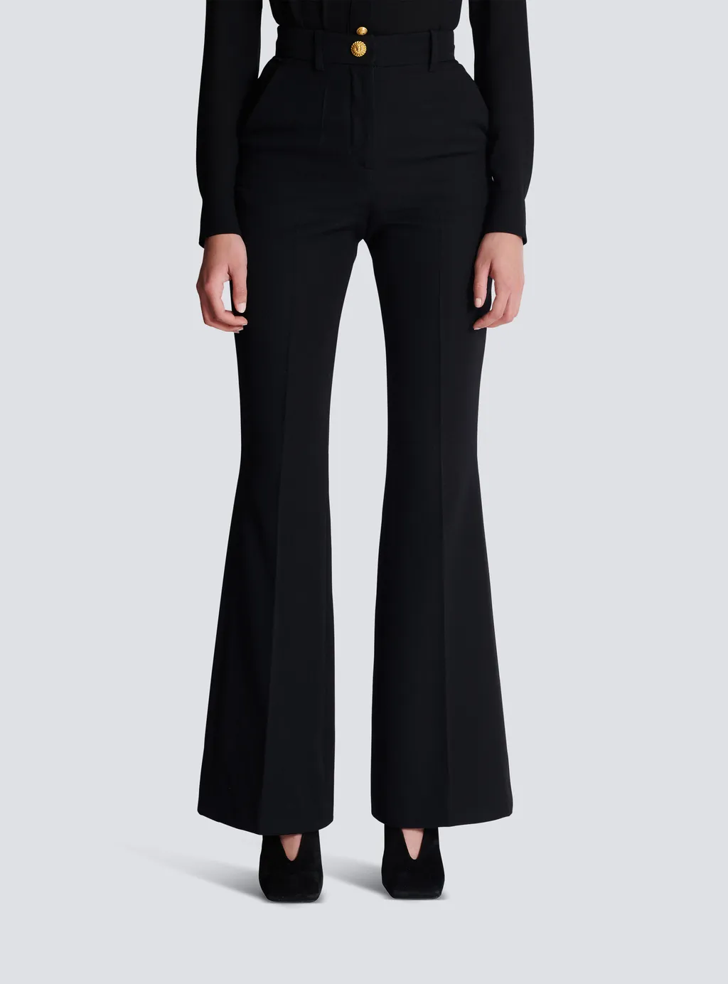 Flared Tailored Trousers