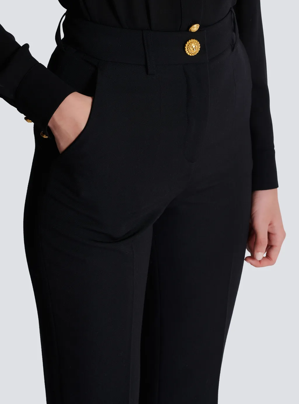 Flared Tailored Trousers