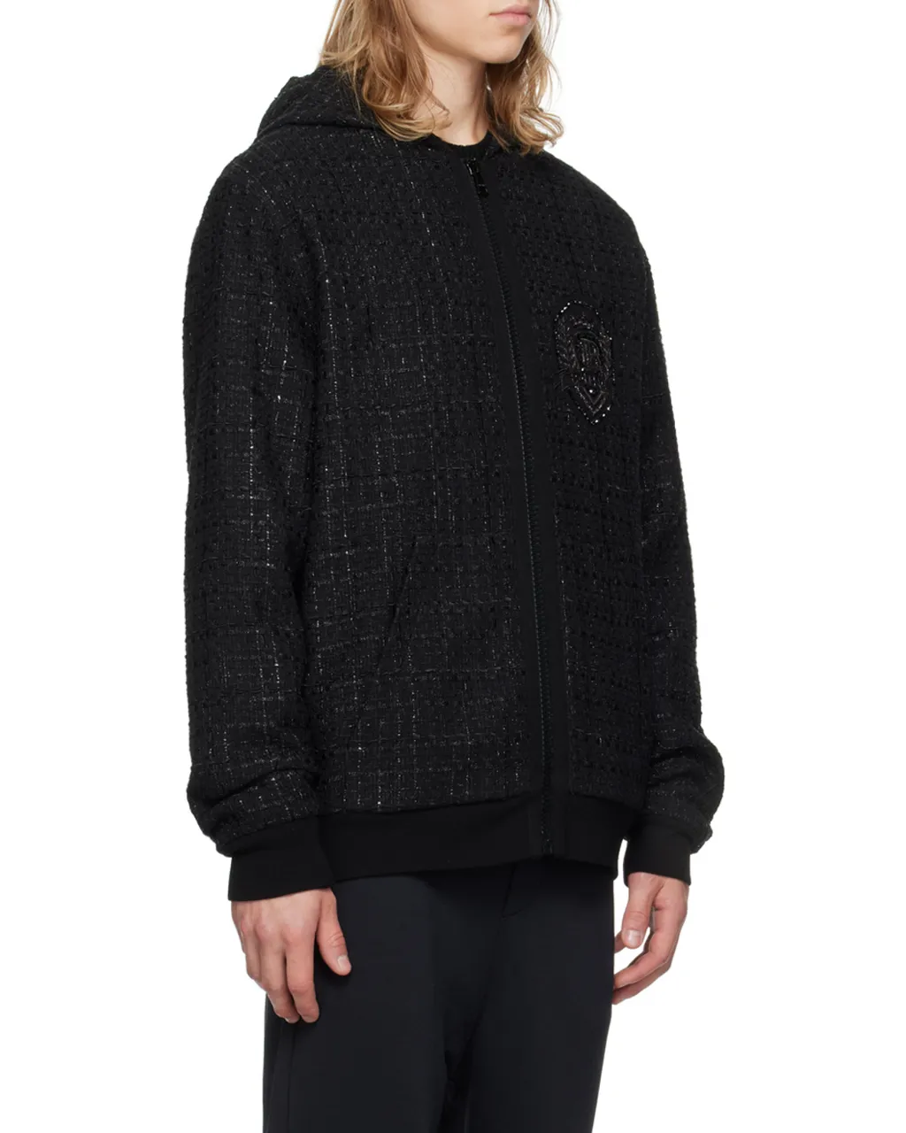 Tweed Hooded Jacket