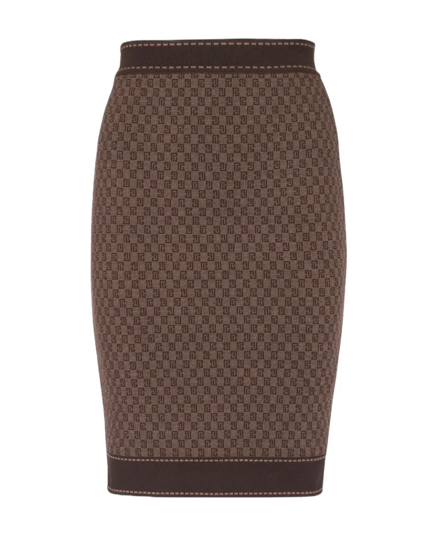 Mini Monogram Jacquard Skirt
