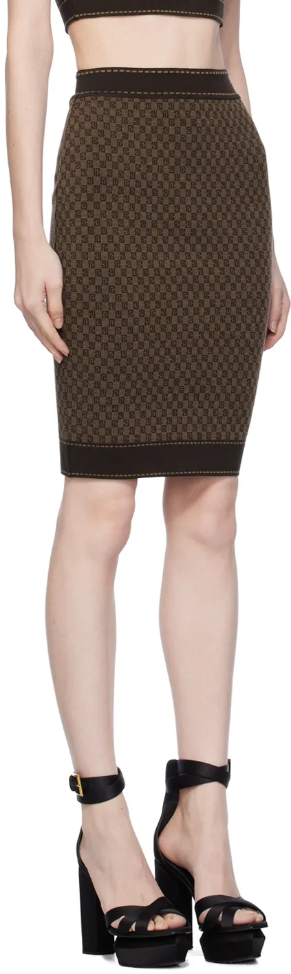 Mini Monogram Jacquard Skirt