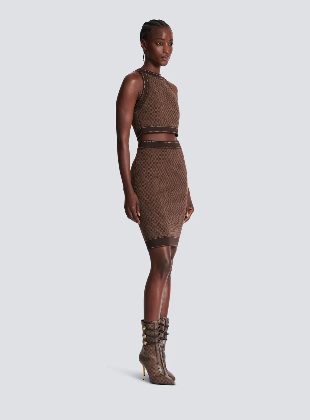 Mini Monogram Jacquard Skirt
