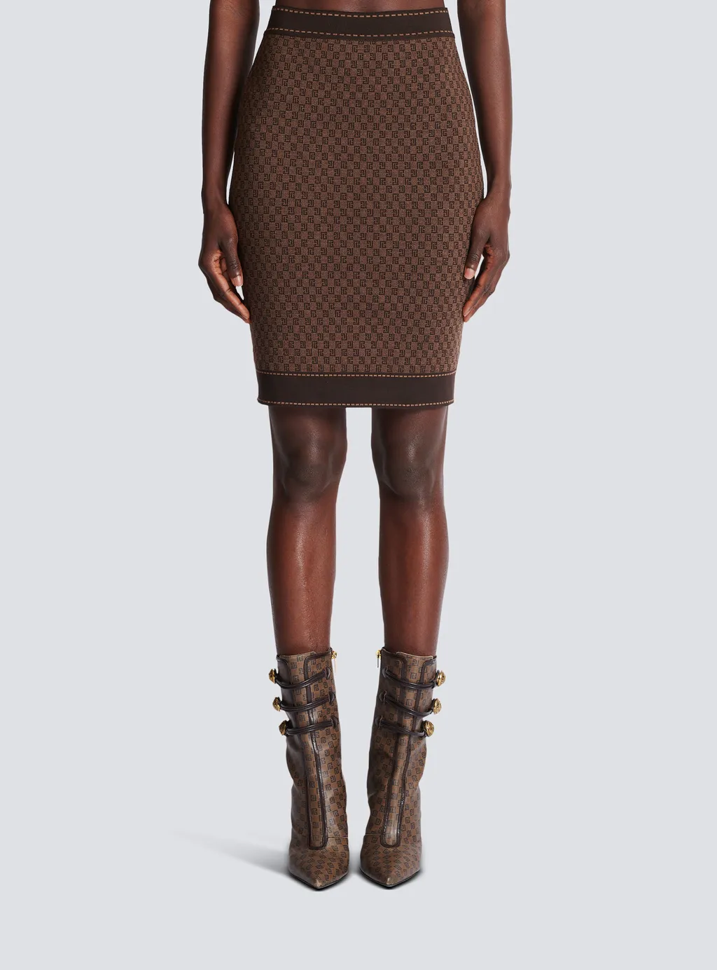 Mini Monogram Jacquard Skirt