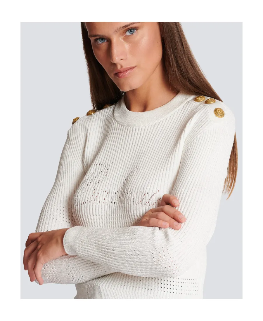 Signature Logo-Embellished Crewneck Jumper