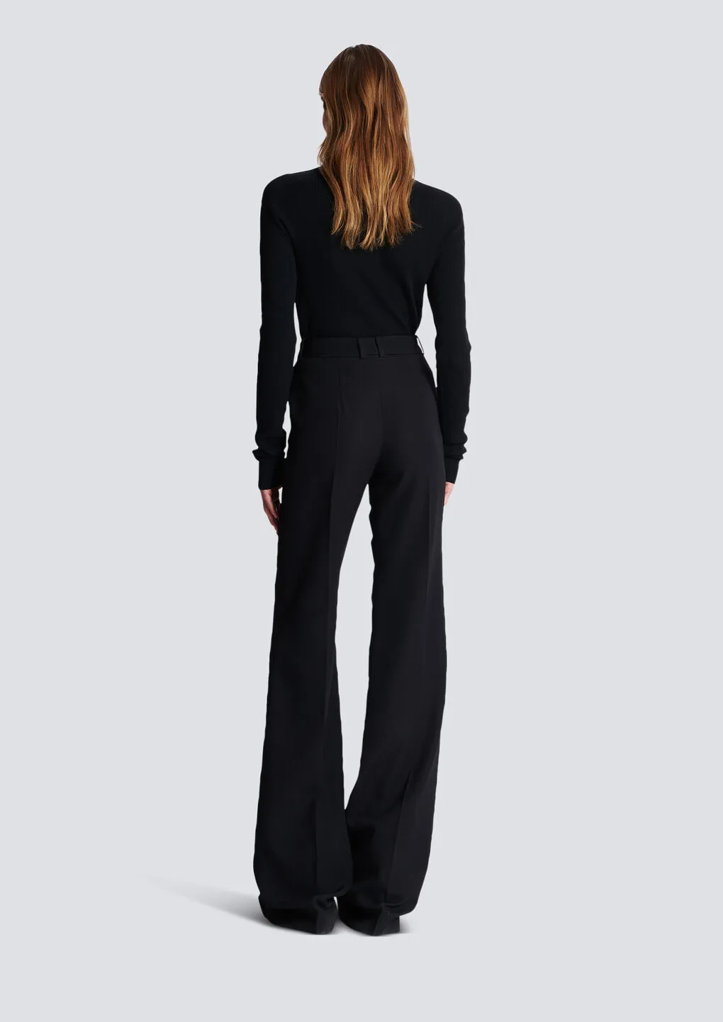 Creases Flared Trousers
