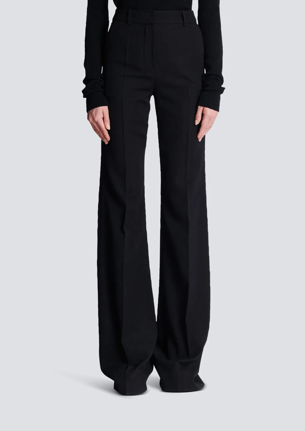 Creases Flared Trousers