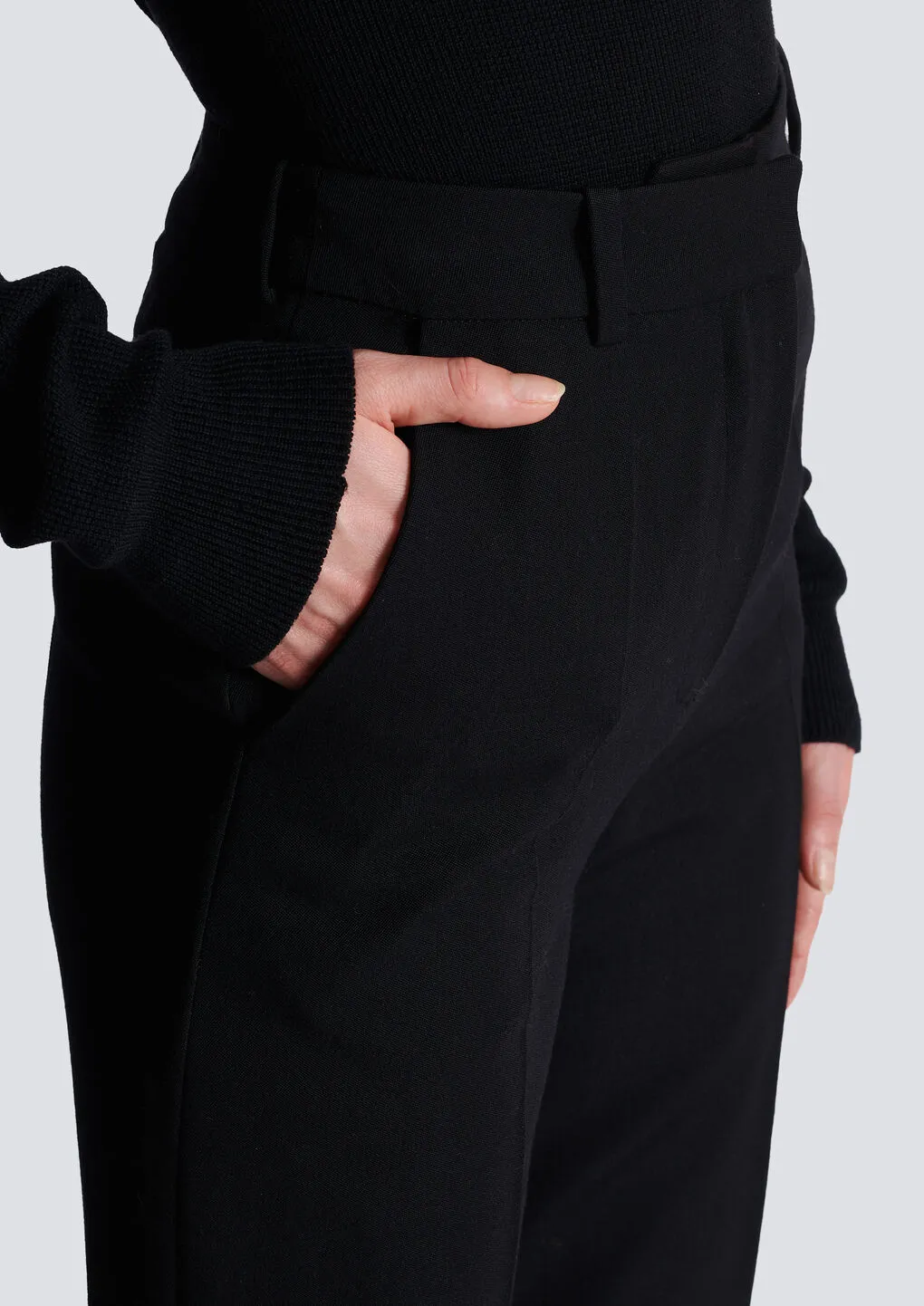 Creases Flared Trousers