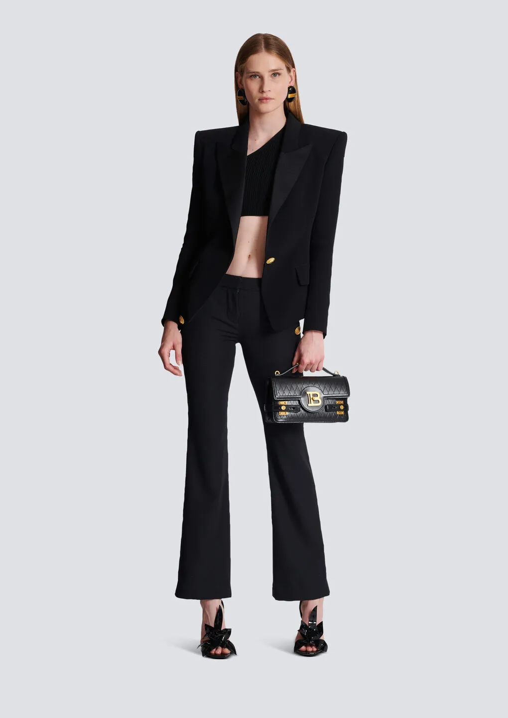 Low-Top Flared Trousers