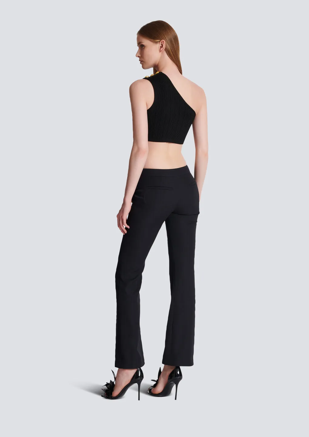 Low-Top Flared Trousers