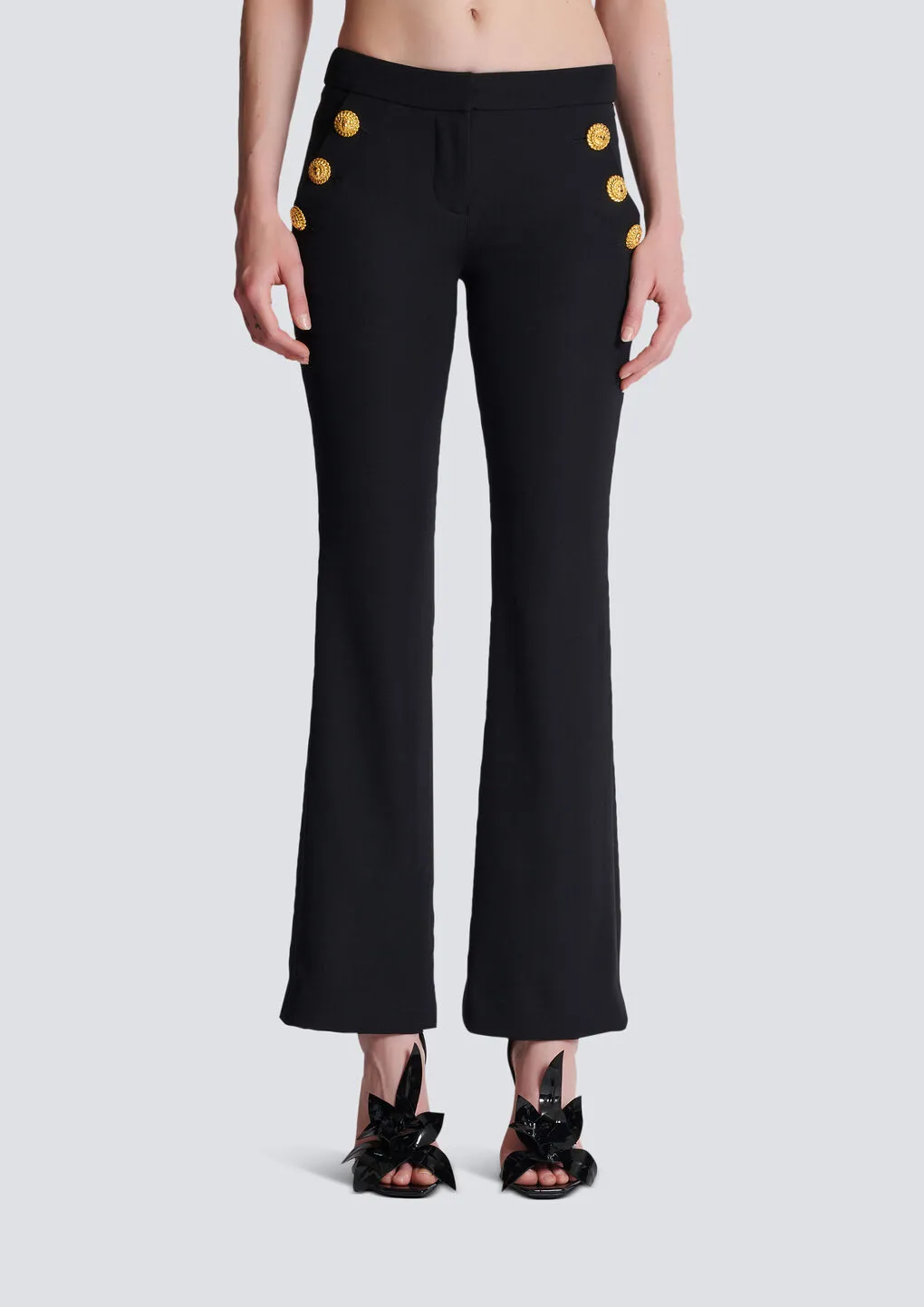 Low-Top Flared Trousers