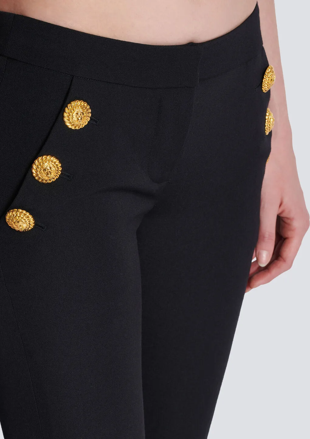 Low-Top Flared Trousers
