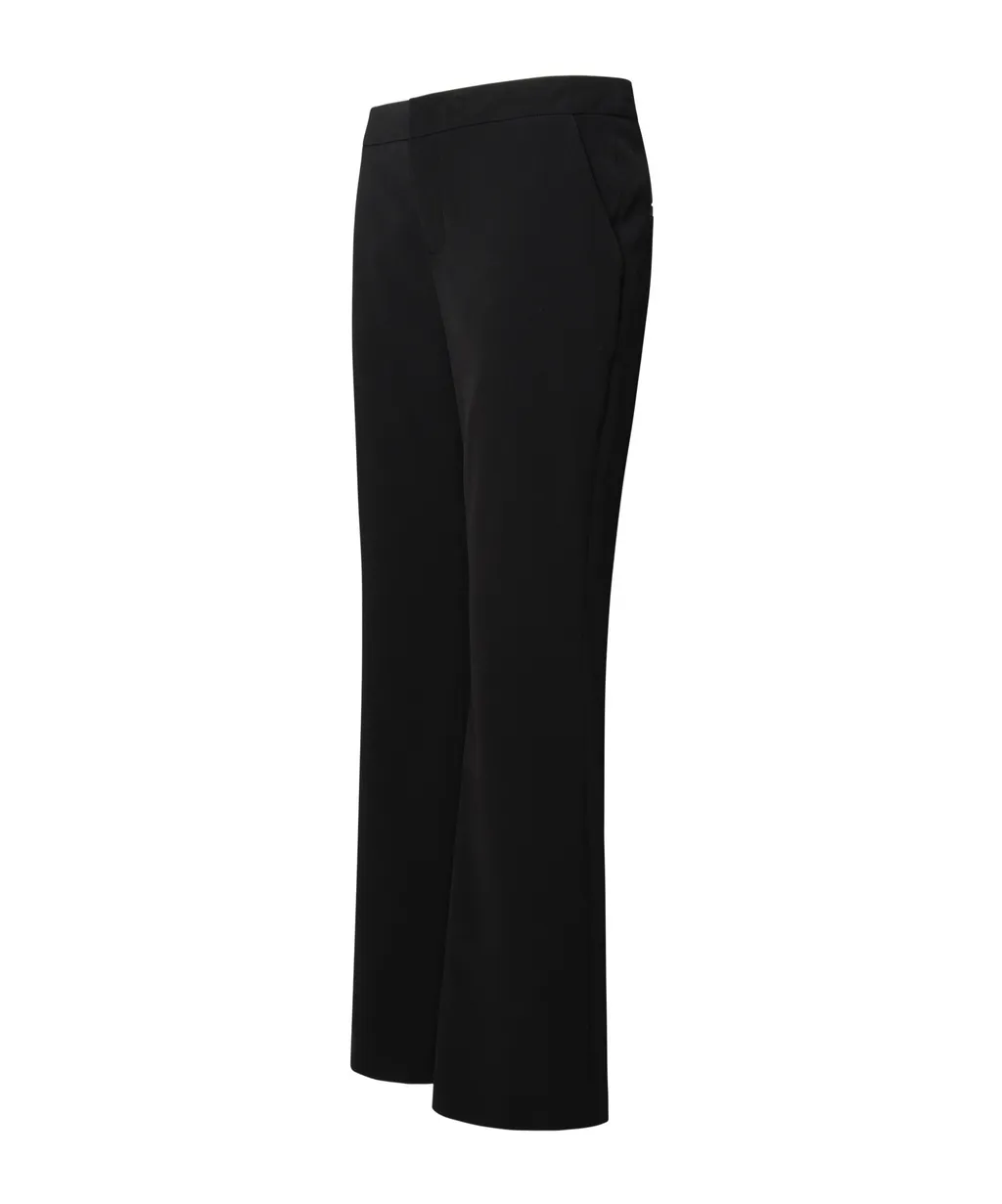 Low-Rise Flared Trousers