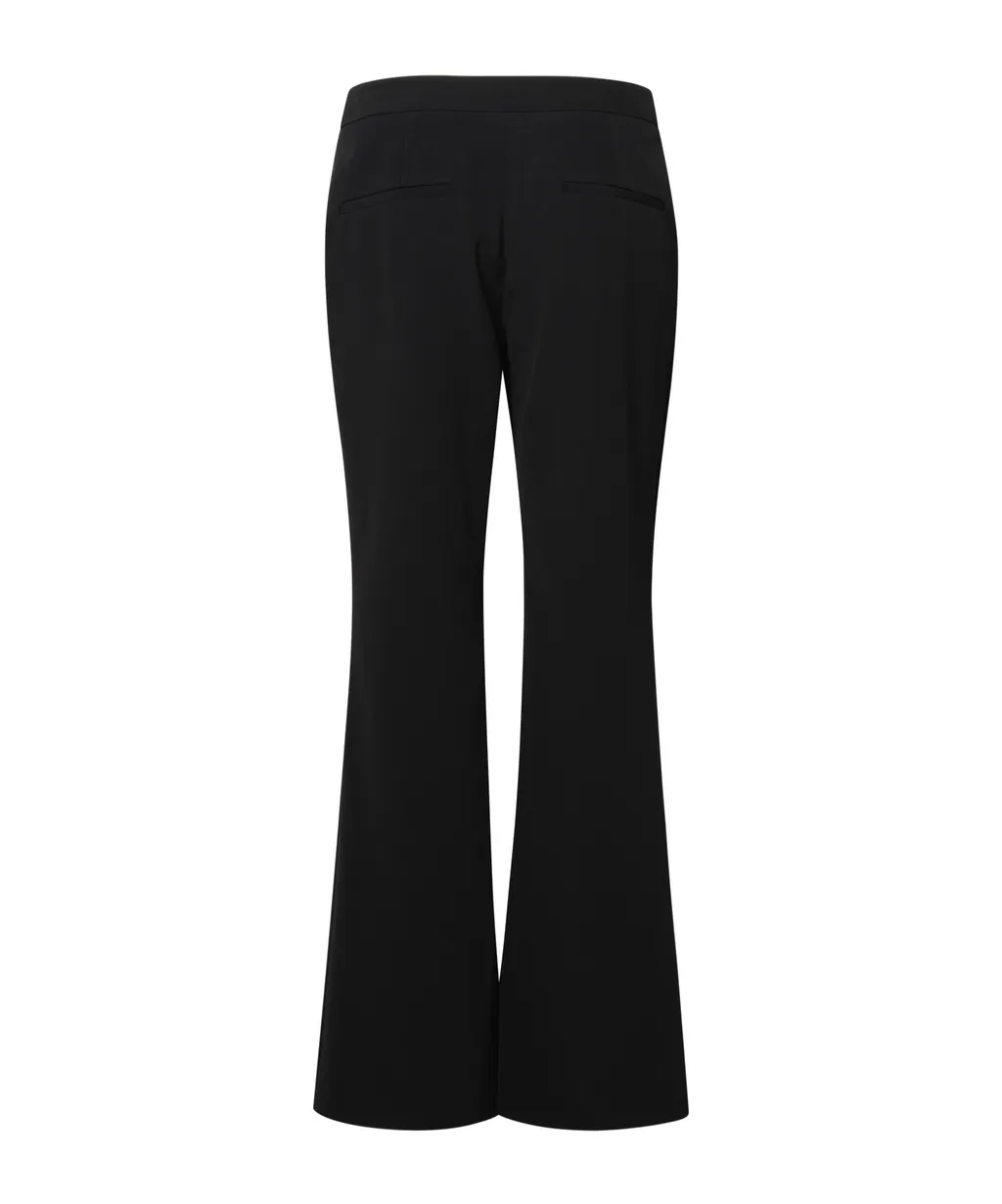 Low-Rise Flared Trousers