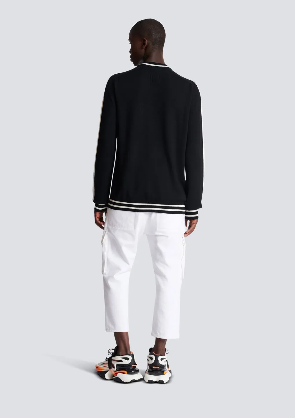 Logo Embroidered Knitted Jumper