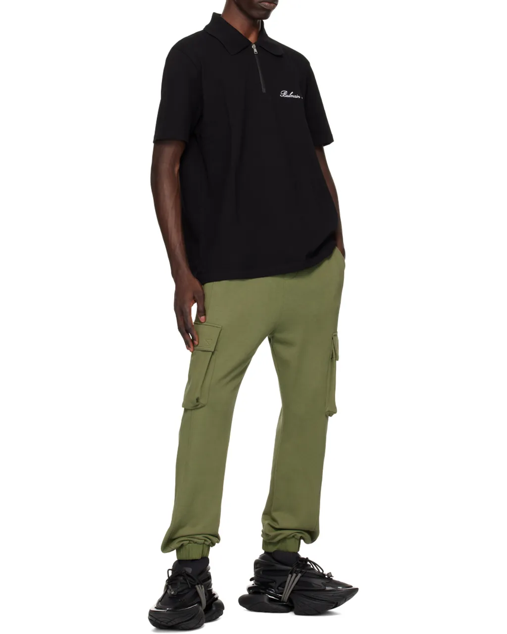 Logo Embroidered Short-Sleeved Polo Shirt