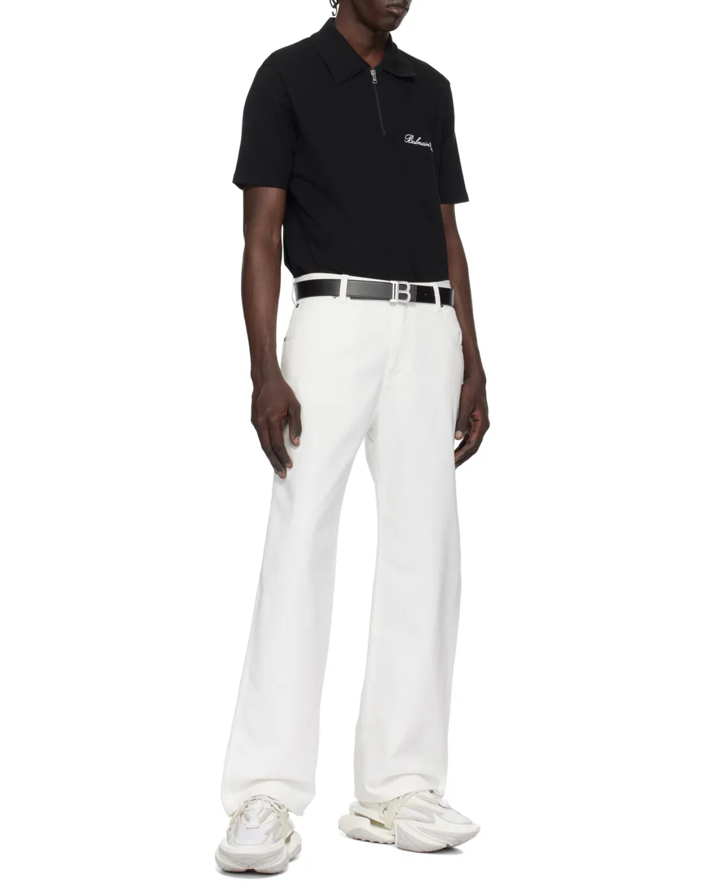 Logo Embroidered Short-Sleeved Polo Shirt