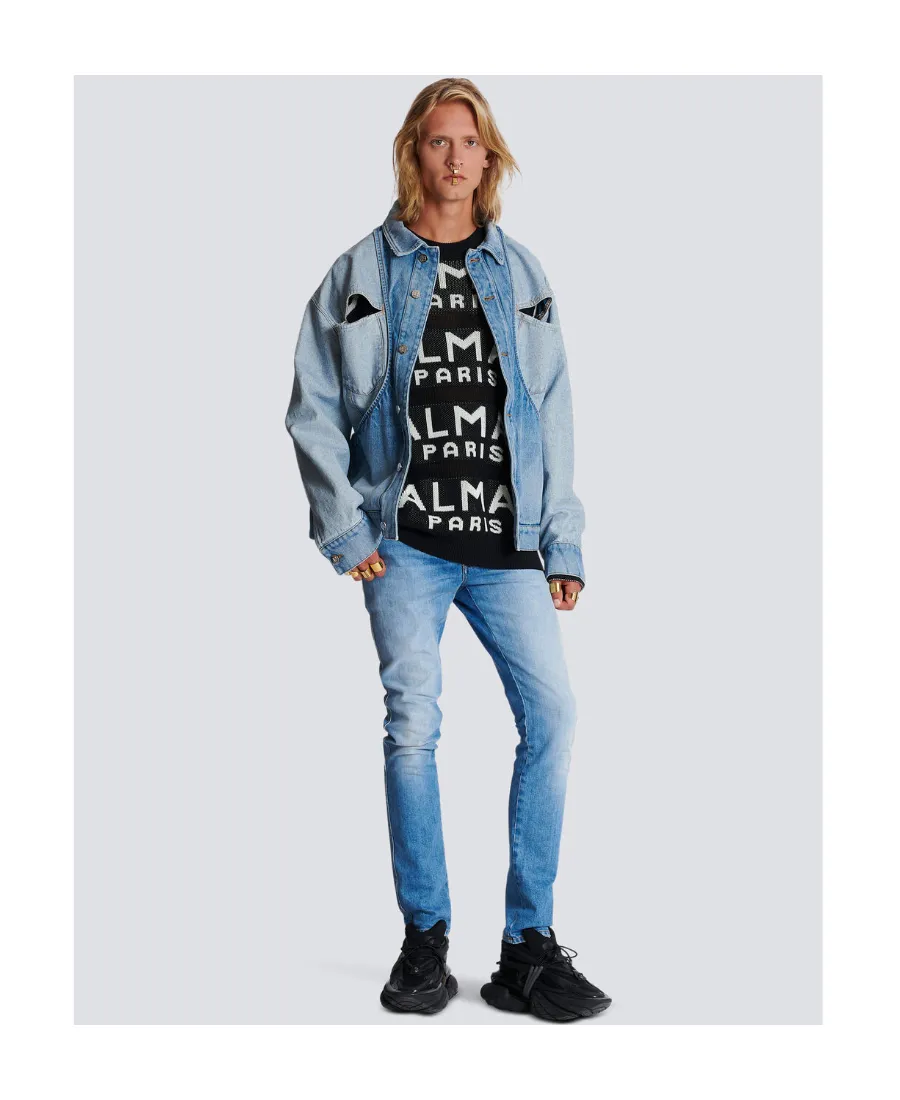 Logo Intarsia Crewneck Knit Jumper