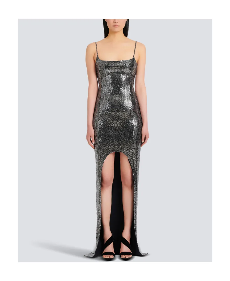 Sequinned Sleeveless Dress