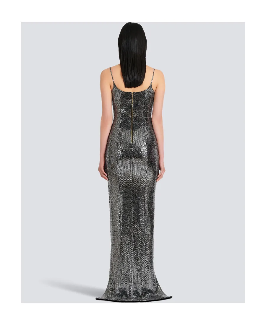 Sequinned Sleeveless Dress