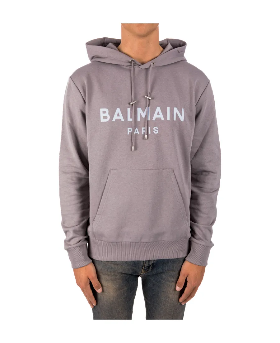 Logo Printed Drawstring Hoodie