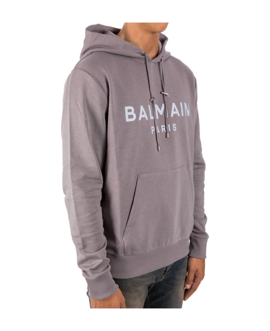 Logo Printed Drawstring Hoodie