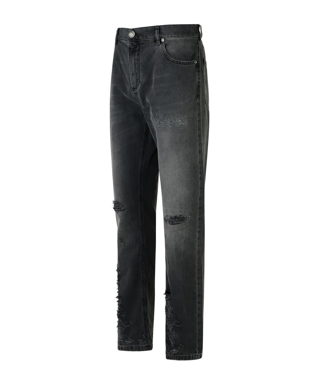 Distressed Slim Fit Jeans