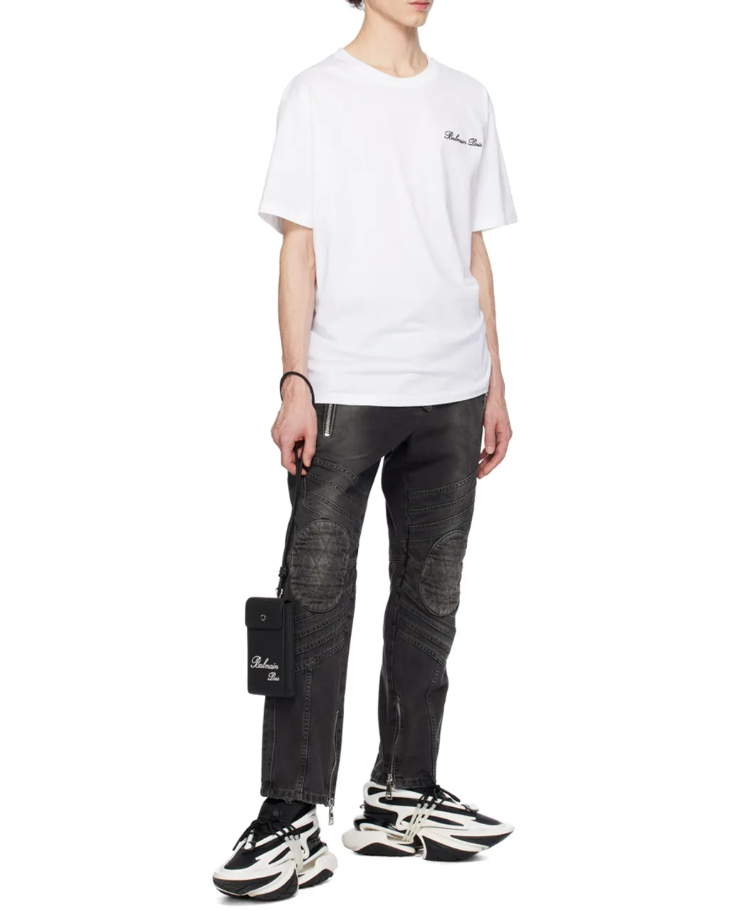 Logo Embroidered Crewneck T-Shirt